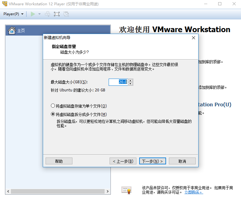 VMware Player 中创建新虚拟机的方法4