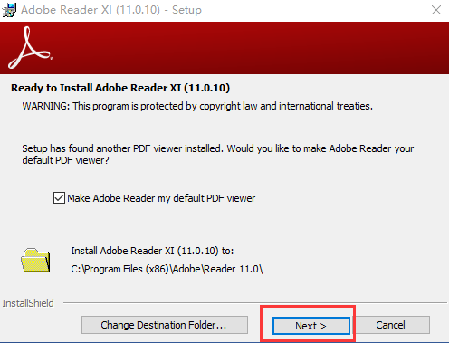 Adobe Acrobat Reader安装步骤2