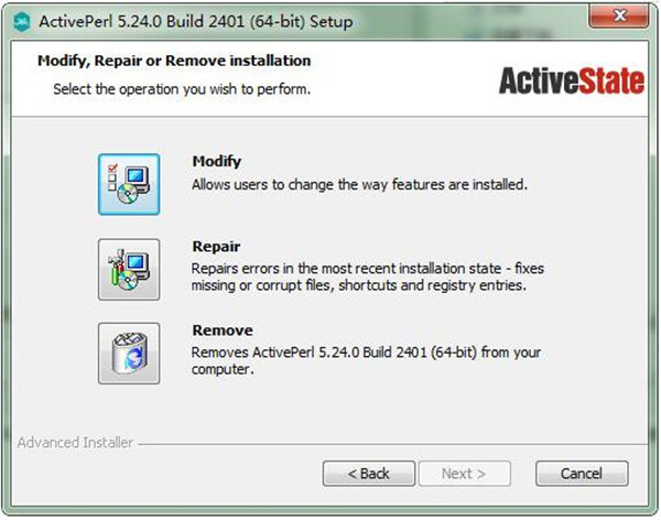 ActivePerl最新版安装教程2