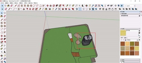 sketchup怎么复制大块的建筑物3