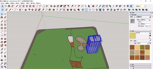 sketchup怎么复制大块的建筑物5