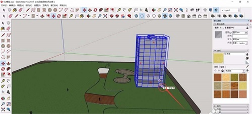 sketchup怎么复制大块的建筑物7