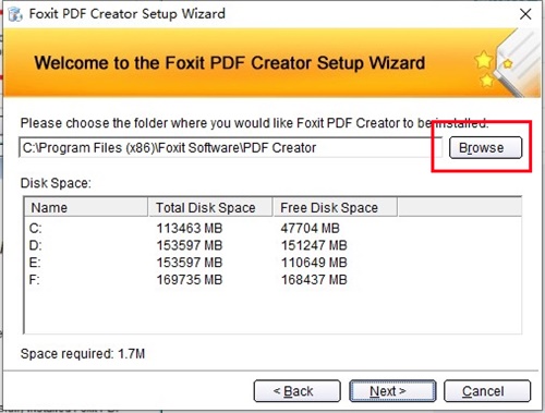 Foxit PDF Creator安装教程4