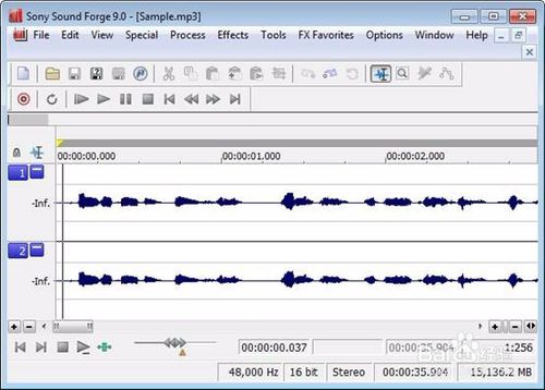 Sound Forge电脑版音频拆分1