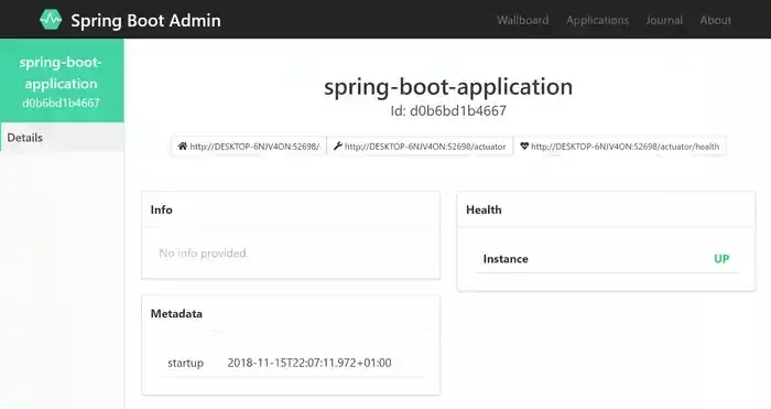 Spring Boot Admin