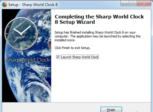 Sharp World Clock世界时钟软件安装教程5