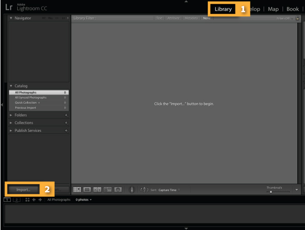 Lightroom Classic 2021如何快速导入照片1