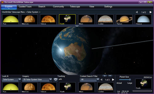 微软太空望远镜使用教程