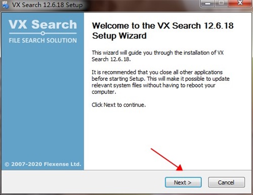 VX Search安装教程2