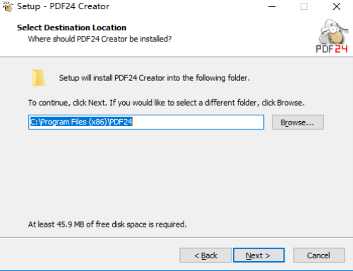 PDF24 Creator安装步骤3