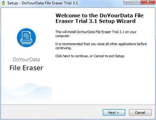 DoYourData File Eraser安装步骤1