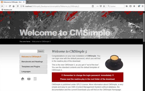 CMSimple企业网站管理系统