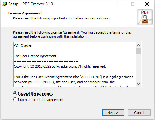 PDF Cracker破解版安装步骤1