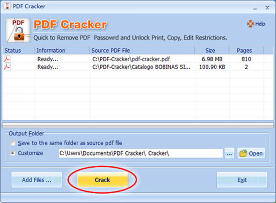 PDF Cracker破解版使用方法3