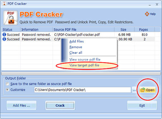 PDF Cracker破解版使用方法5