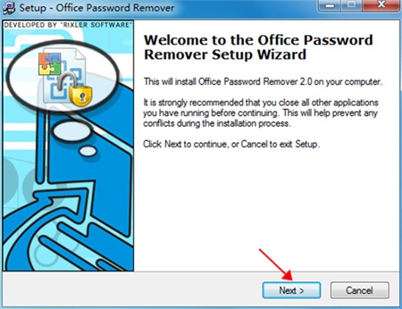 Office Password Remover安装步骤1