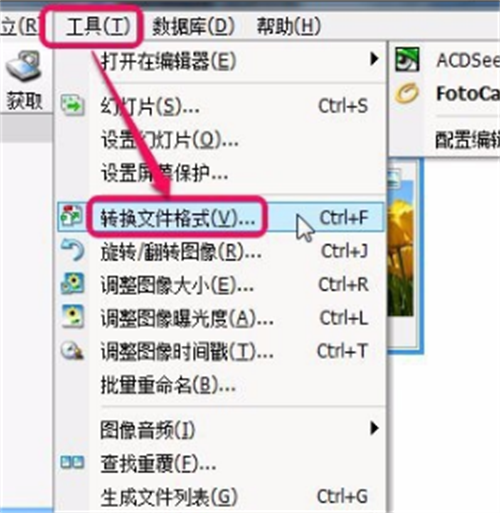 ACDSee5.0怎么转换照片1